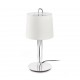 MONTREAL Lampara sobremesa cromo/blanca 24035-04 - FARO ILUMINACION