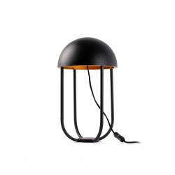 JELLYFISH LED Lampara sobremesa negro y oro 24522 - FARO ILUMINACION