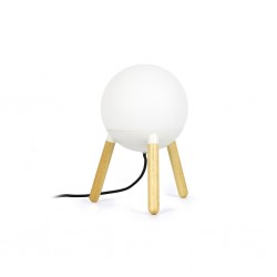 MINE Lampara sobremesa blanca PC 28211 - FARO ILUMINACION