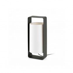 LULA-G Lampara sobremesa blanca y negra 28385 - FARO ILUMINACION
