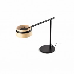 LOOP LED Lampara sobremesa fresno con pinza 29398 - FARO ILUMINACION