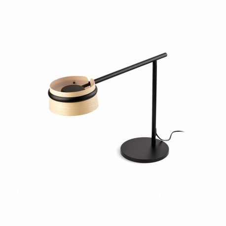 LOOP LED Lampara sobremesa fresno con pinza 29398 - FARO ILUMINACION