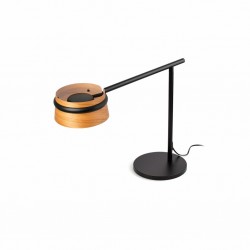 LOOP LED Lampara sobremesa negra con pinza 29568 - FARO ILUMINACION