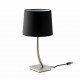REM Lampara sobremesa niquel mate/negra 29684-06 - FARO ILUMINACION