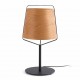 STOOD Lampara sobremesa negro y madera 29846 - FARO ILUMINACION