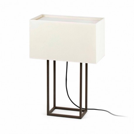 VESPER Lampara sobremesa marron y beige 29985 - FARO ILUMINACION