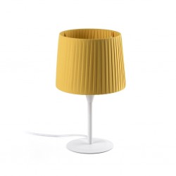 SAMBA Lampara sobremesa blanca/encintada amarilla 64310-39 - FARO ILUMINACION