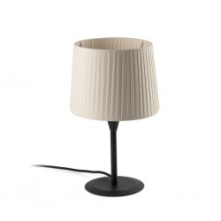 SAMBA Lampara sobremesa negra/encintada beige 64311-38 - FARO ILUMINACION