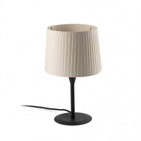 SAMBA Lampara sobremesa negra/encintada beige 64311-38 - FARO ILUMINACION