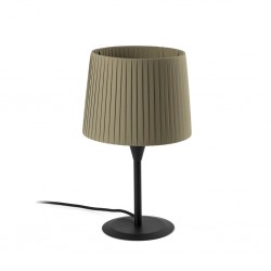 SAMBA Lampara sobremesa negra/encintada verde 64311-40 - FARO ILUMINACION