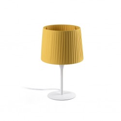 SAMBA Lampara mini sobremesa blanca/encintada amarilla 64316-36 - FARO ILUMINACION