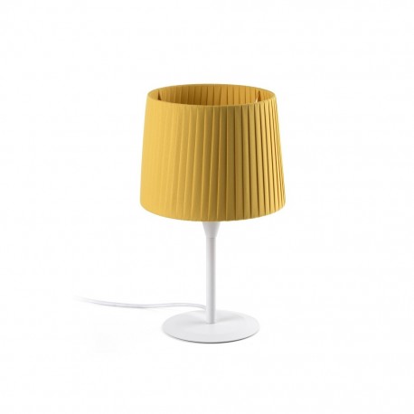SAMBA Lampara mini sobremesa blanca/encintada amarilla 64316-36 - FARO ILUMINACION