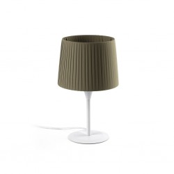 SAMBA Lampara mini sobremesa blanca/encintada verde 64316-37 - FARO ILUMINACION