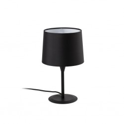 CONGA Lampara mini sobremesa negra/negra 64317-03 - FARO ILUMINACION
