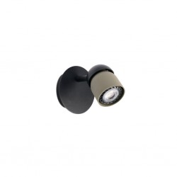 COCO Lampara aplique negra/verde 1L 40662 - FARO ILUMINACION
