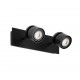 COCO Lampara aplique negra 2L 40665 - FARO ILUMINACION