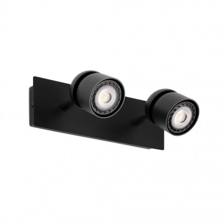 COCO Lampara aplique negra 2L 40665 - FARO ILUMINACION
