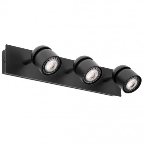 COCO Lampara aplique negra 3L 40667 - FARO ILUMINACION