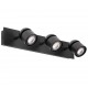 COCO Lampara aplique negra 3L 40667 - FARO ILUMINACION