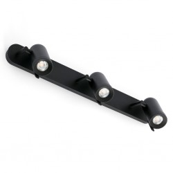 ORLEANS Lampara aplique negro 3L 43527 - FARO ILUMINACION