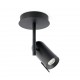 ORLEANS Lampara plafon negro 1L 43530 - FARO ILUMINACION