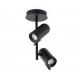 ORLEANS Lampara plafon negro 2L 43533 - FARO ILUMINACION