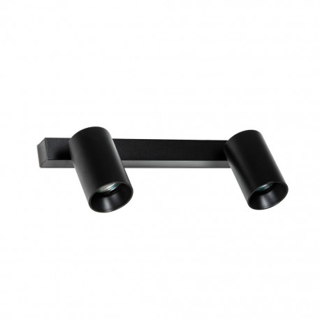 STAN Lampara aplique/plafon negra 2L 43743 - FARO ILUMINACION