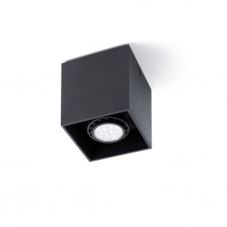 TECTO-1 Lampara plafon negra GU10 63271 - FARO ILUMINACION