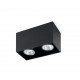 TECTO-2 Lampara plafon negra GU10 63273 - FARO ILUMINACION