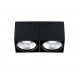 TECTO-2 Lampara plafon negra AR111 63277 - FARO ILUMINACION
