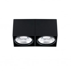 TECTO-2 Lampara plafon negra AR111 63277 - FARO ILUMINACION