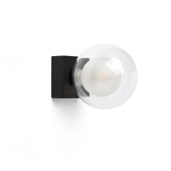 PERLA Lampara aplique negro 40088 - FARO ILUMINACION