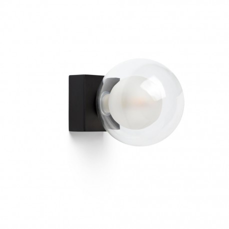 PERLA Lampara aplique negro 40088 - FARO ILUMINACION