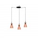 RETRO Lampara colgante cobre 3L 20046-3L - FARO ILUMINACION