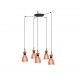 RETRO Lampara colgante cobre 5L 20046-5L - FARO ILUMINACION