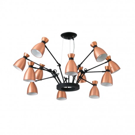 RETRO Lampara colgante cobre 12L 20047 - FARO ILUMINACION