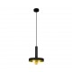 WHIZZ Colgante negro y oro satinado 20160 - FARO ILUMINACION