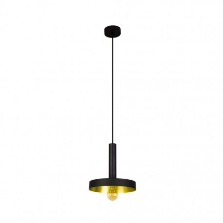 WHIZZ Colgante negro y oro satinado 20160 - FARO ILUMINACION