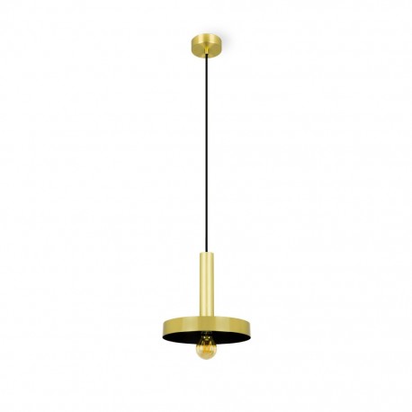 WHIZZ Colgante oro satinado y negro 20161 - FARO ILUMINACION