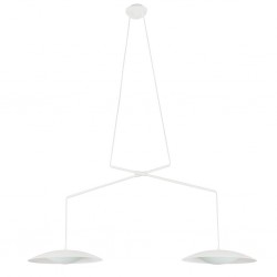 SLIM LED Lampara colgante doble extensible blanco 24504 - FARO ILUMINACION
