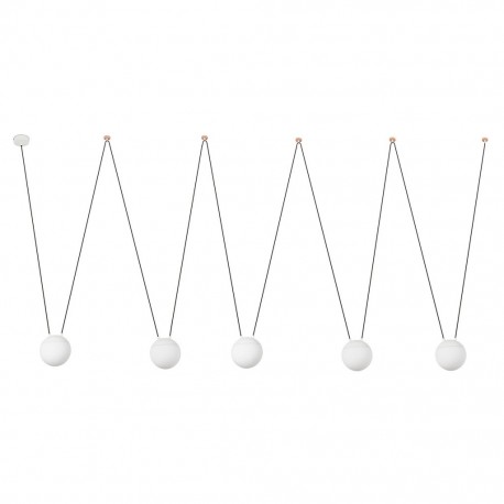 MINE SPACE Colgante blanco PC 5L 28209-5L - FARO ILUMINACION