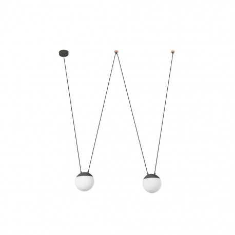 MINE SPACE Colgante gris oscuro PC 2L 28210-2L - FARO ILUMINACION