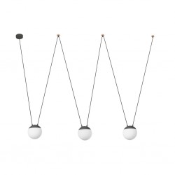 MINE SPACE Colgante gris oscuro PC 3L 28210-3L - FARO ILUMINACION