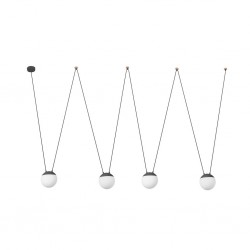 MINE SPACE Colgante gris oscuro PC 4L 28210-4L - FARO ILUMINACION