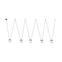 MINE SPACE Colgante gris oscuro PC 5L 28210-5L - FARO ILUMINACION