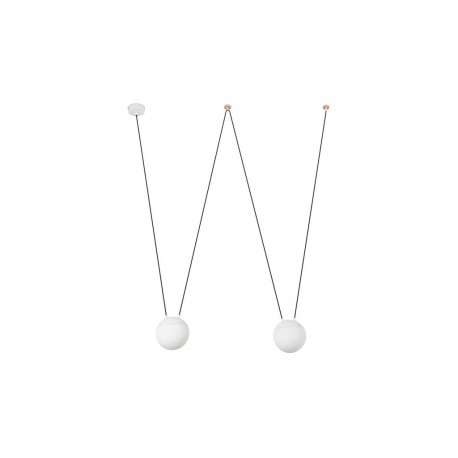 MINE SPACE Colgante blanco 2L 28375-2L - FARO ILUMINACION