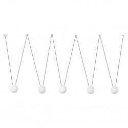MINE SPACE Colgante blanco 5L 28375-5L - FARO ILUMINACION
