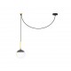 MINE Lampara colgante gris 28376 - FARO ILUMINACION