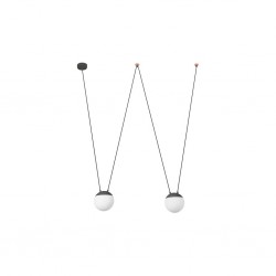 MINE SPACE Colgante gris 2L 28376-2L - FARO ILUMINACION