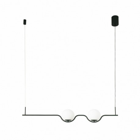 LE VITA LED Lampara colgante negra 29696 - FARO ILUMINACION